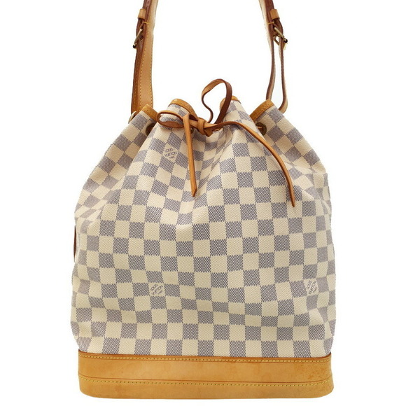 Louis Vuitton Azur White Damier Noe Bag Shoulder - Picture 1 of 8